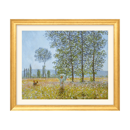 Kunstdruck Felder im Frühling (1887)