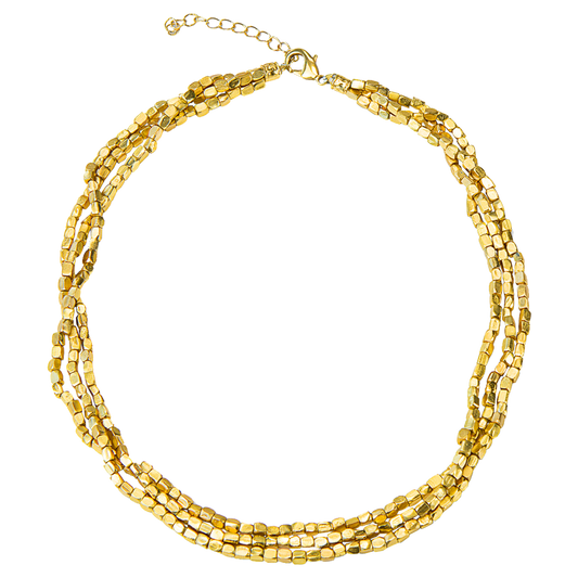 Collier „Golden Nuggets“