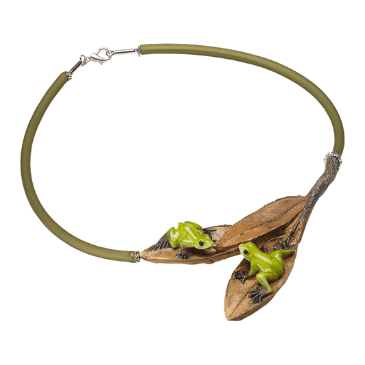 Collier „Laubfrösche“