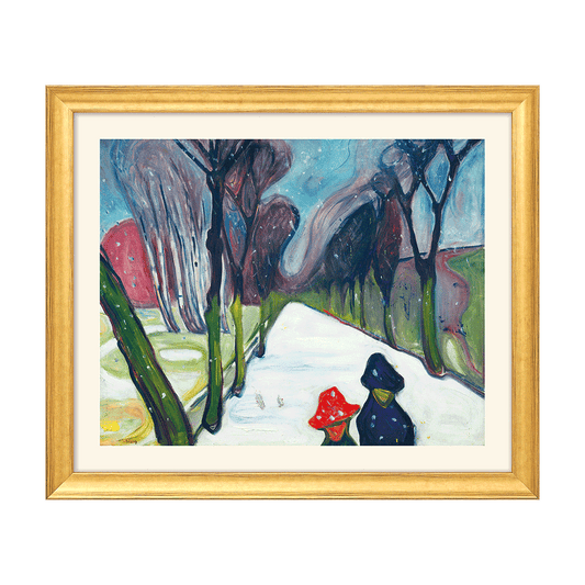 „Allee im Schneegestöber“ (1906)