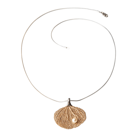 Collier „Fächerkoralle mit Perle“