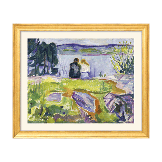 „Frühling (Liebespaar am Ufer)“ (1911-13)