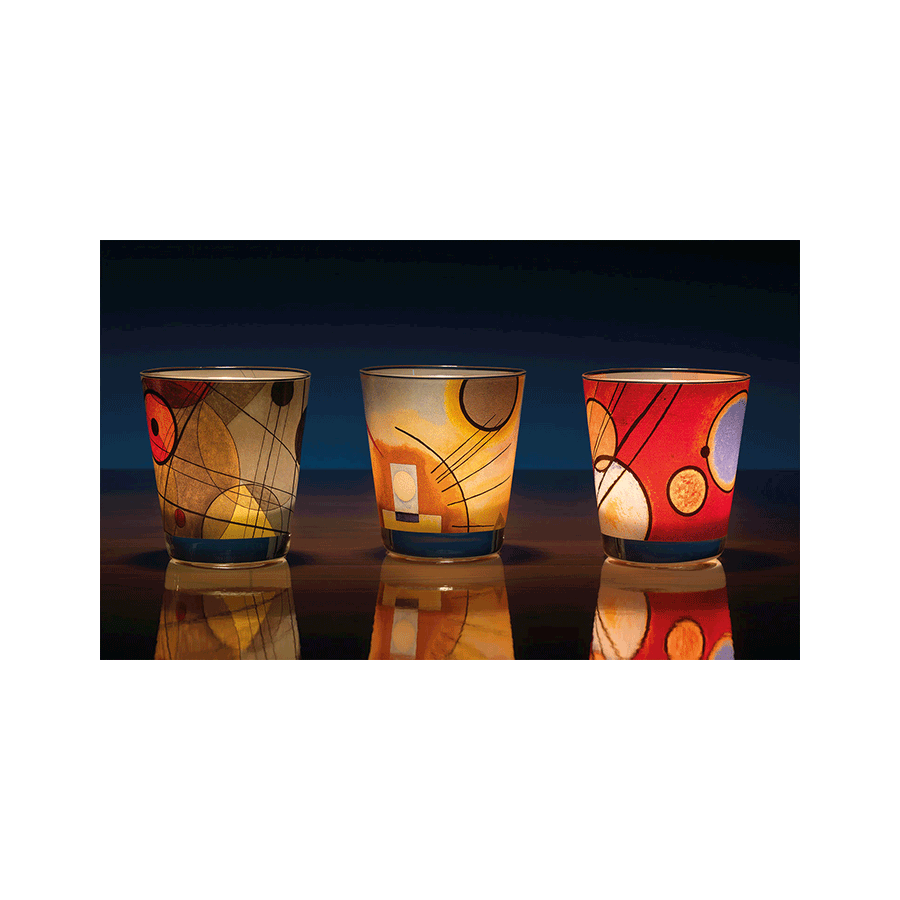 Glas Windlichter-Set