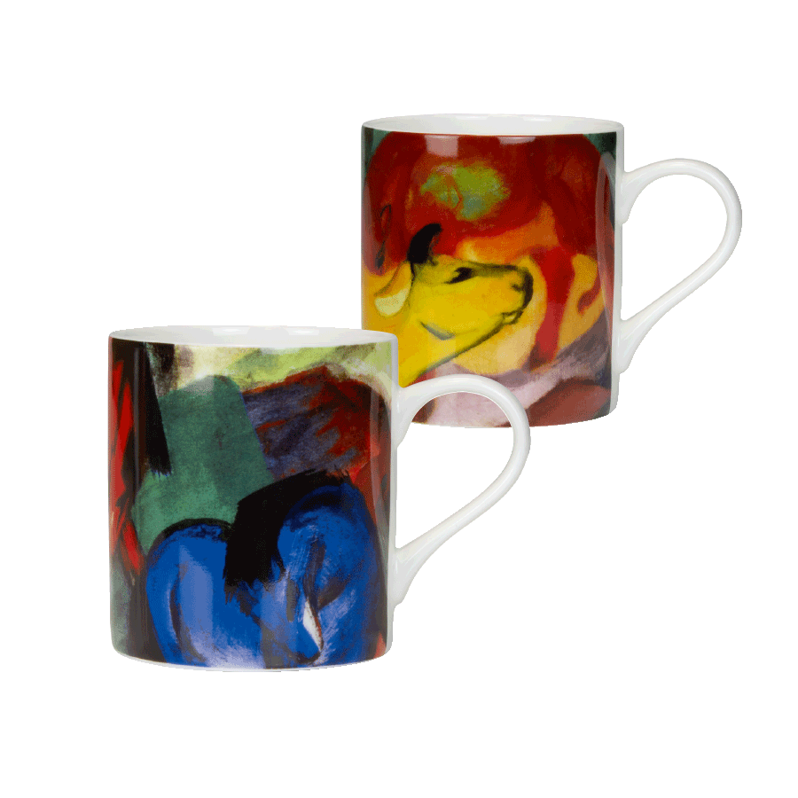 Becher-Set „Blauer Reiter“