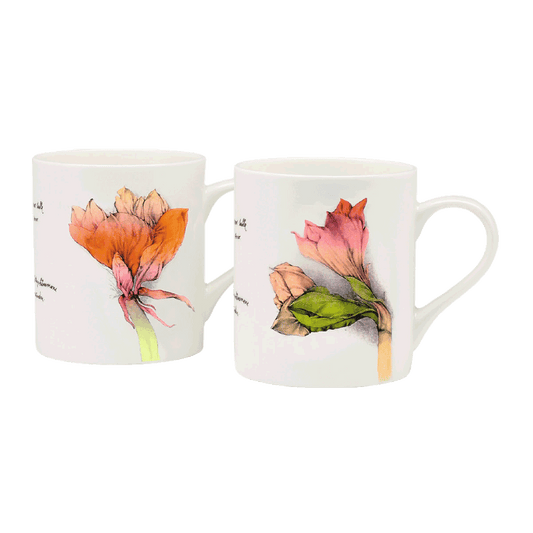 Kaffeebecher-Set „Amaryllis“