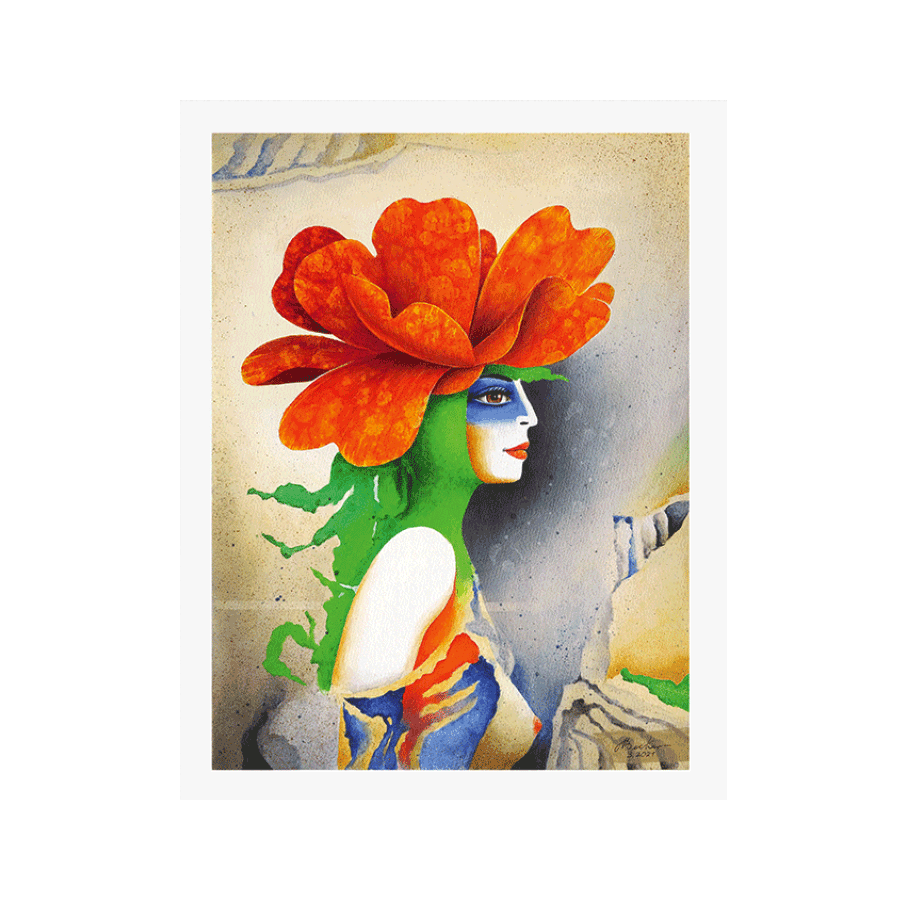 „Flora-Lisa“ (2021), ungerahmt