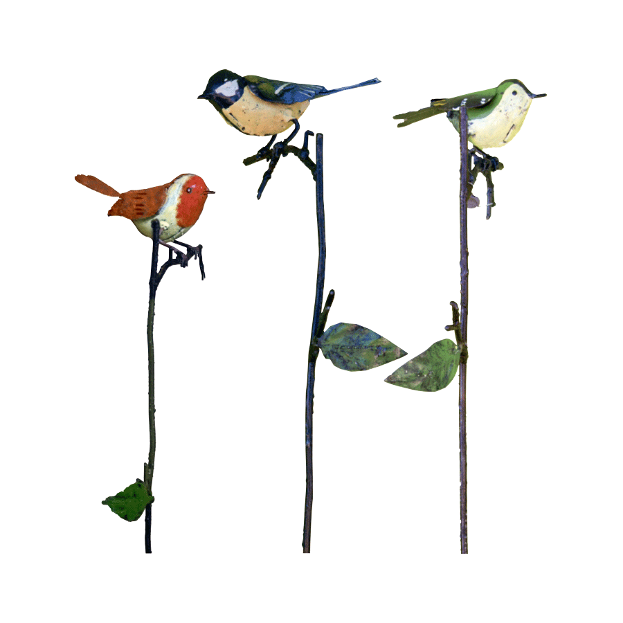 Produktabbildung: Gartenstecker „Vögel“