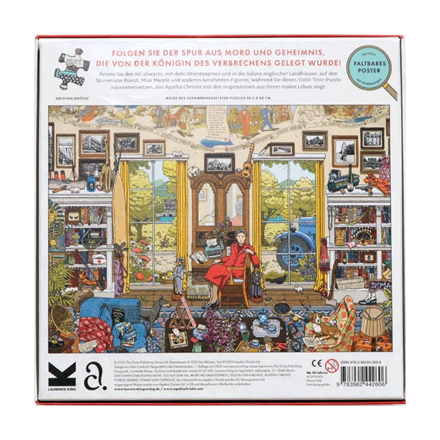 Die Welt der Agatha Christie 1000 Teile Puzzle