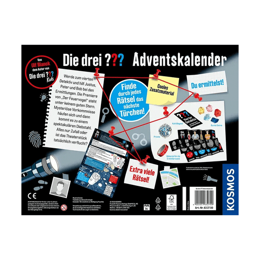 Produktabbilsdung: Rückseite: Die drei ??? - Adventskalender 2026