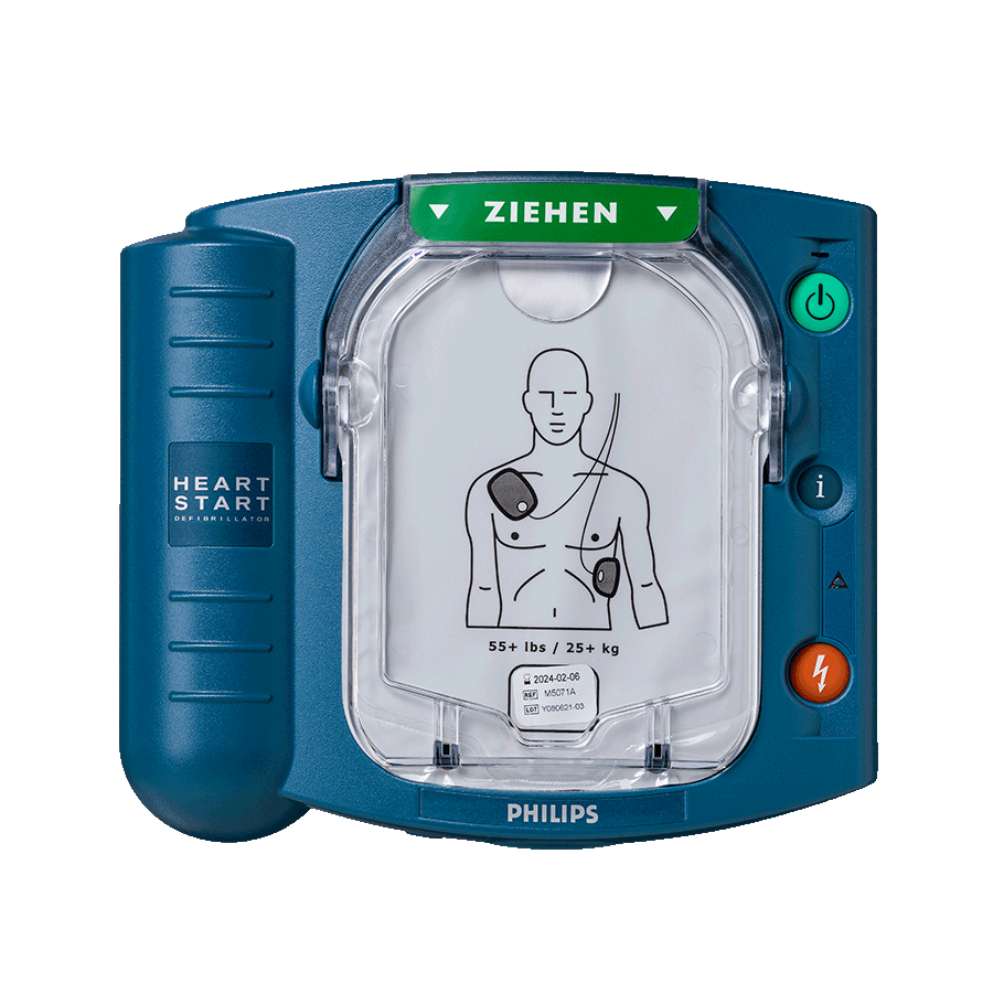 Produktabbildung: Philips HS1 Defibrillator vorne