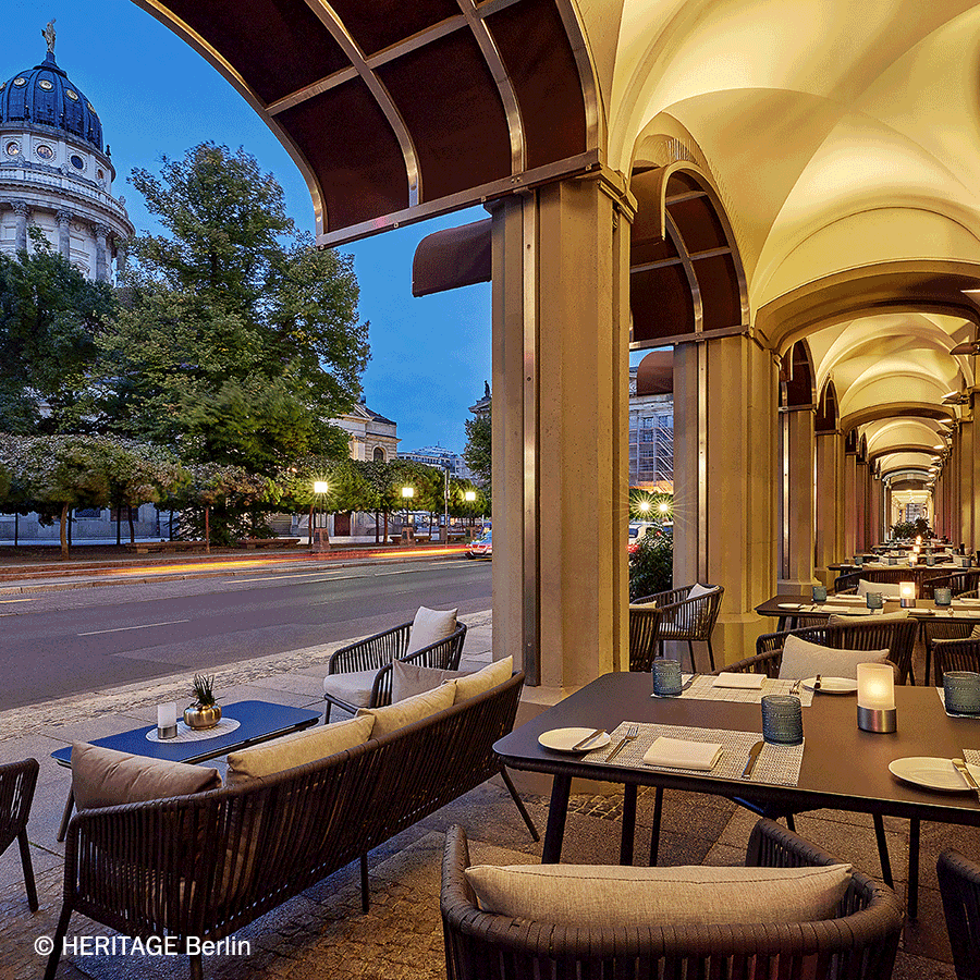 Exklusives Genuss-Menu Restaurant HERITAGE Berlin im Hotel Luc Berlin