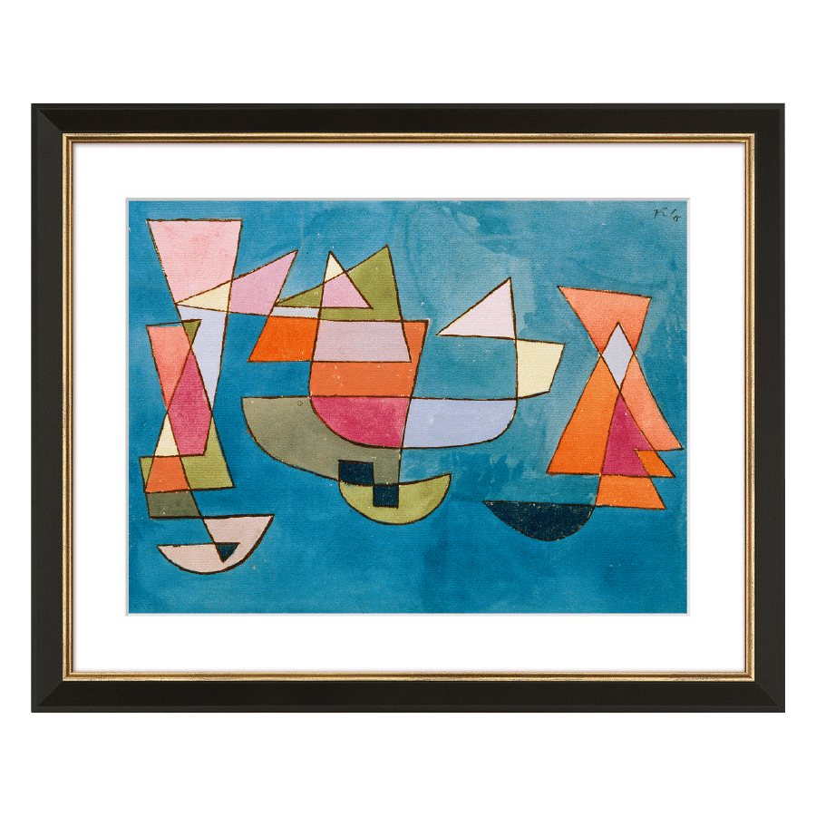 Paul Klee: Bild "Segelschiffe", (1927)