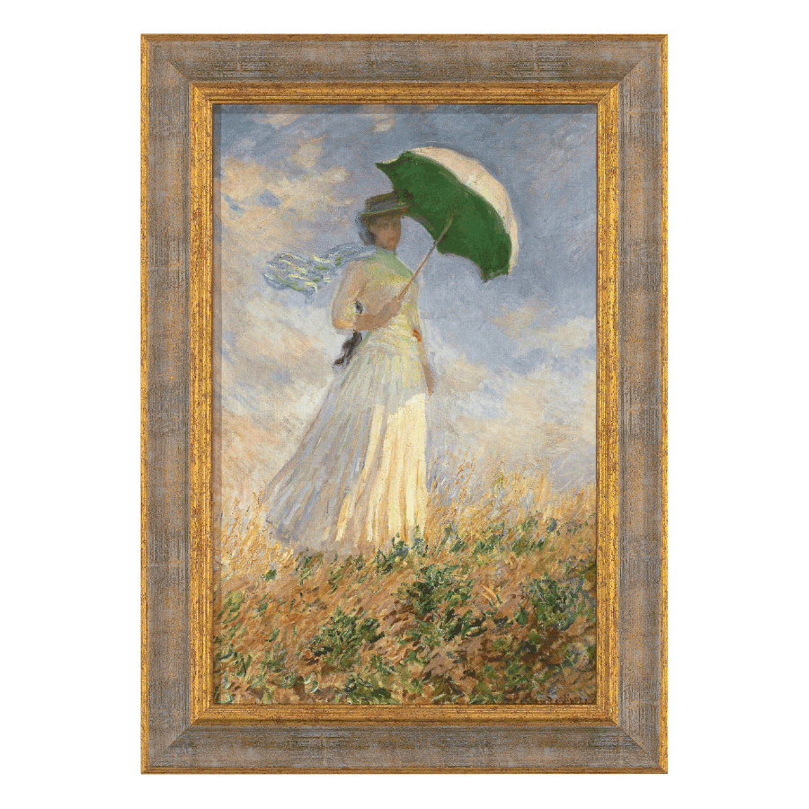 Frau mit Sonnenschirm (1886)