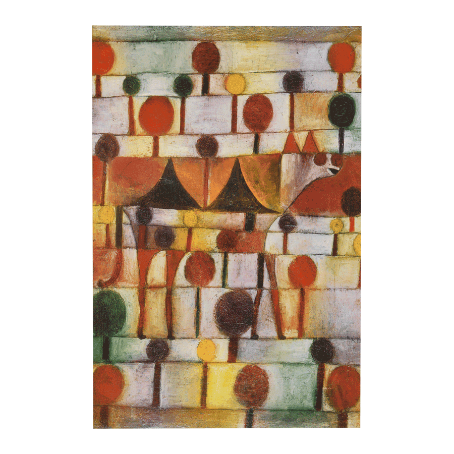 „Kamel in rhythmischer Baumlandschaft“ (1920)