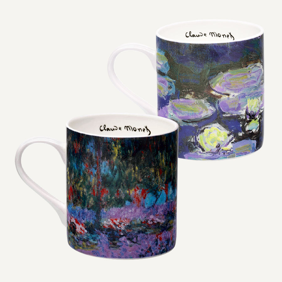 2-teiliges Kaffeebecher-Set nach Claude Monet