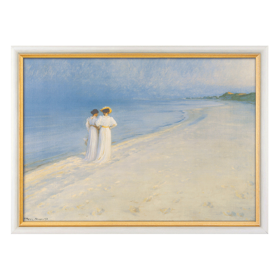 Sommerabend bei Skagen - Der Strandspaziergang (1893)