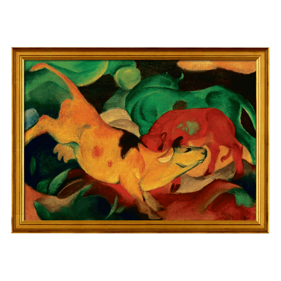 „Kühe Gelb, Rot, Grün“ (1912)