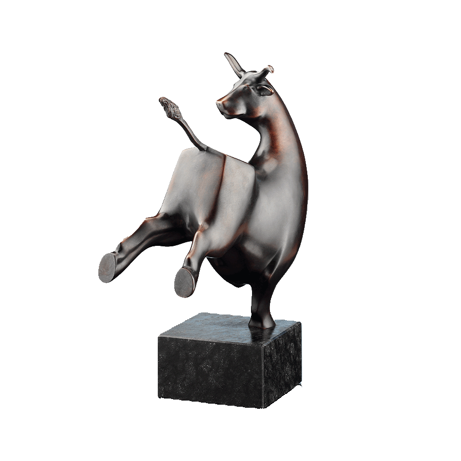 Der tanzende Stier, Bronze